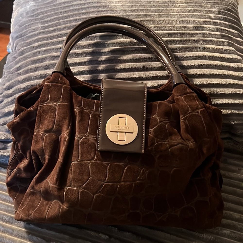 Kate Spade Suede Satchel Purse